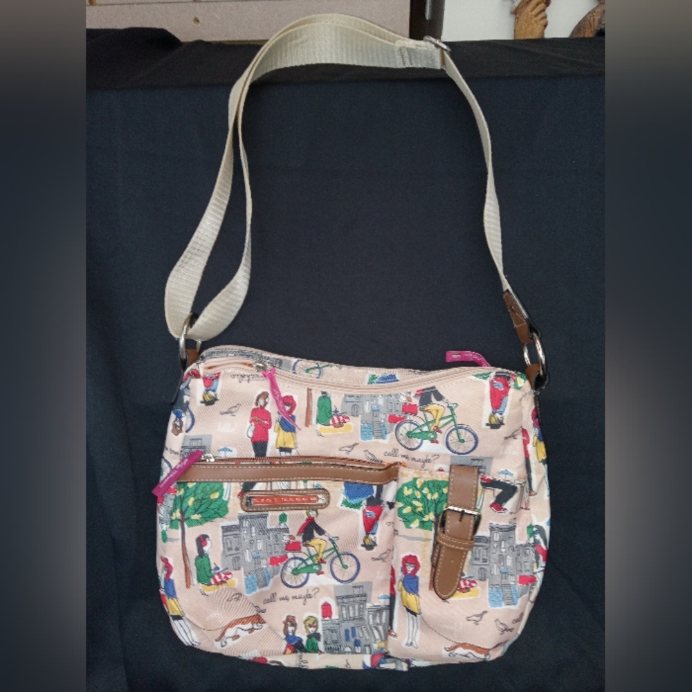 Stylish Beige Printed Women's Bag